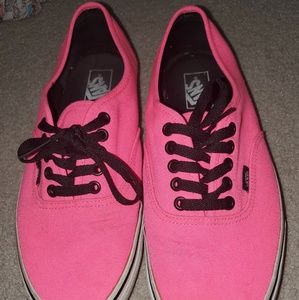 Neon Pink Unisex Vans
